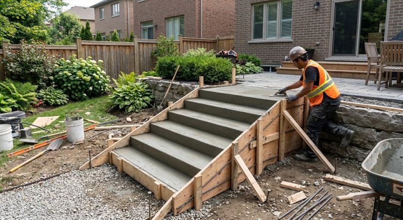 Cement Stairs Installation in Fort Collins, CO