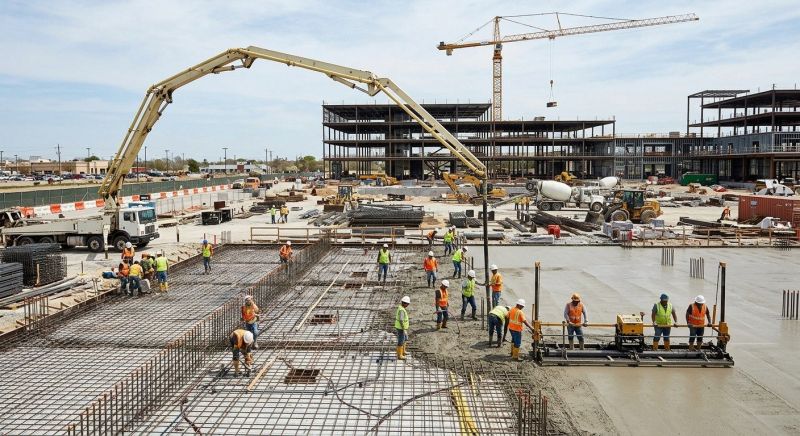 Commercial Slab Construction in Bellingham, WA