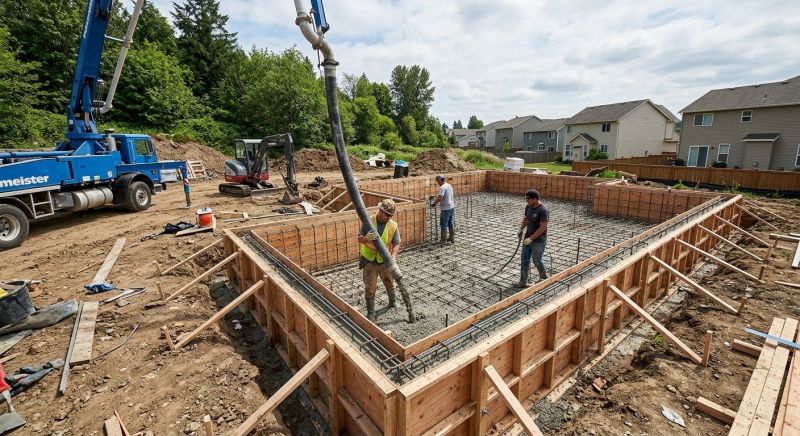 Concrete Foundation Pouring in Fort Wayne, IN