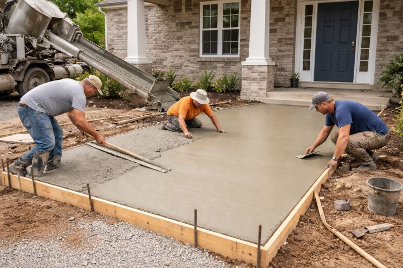 Concrete Porch Construction in Salt Lake City, UT