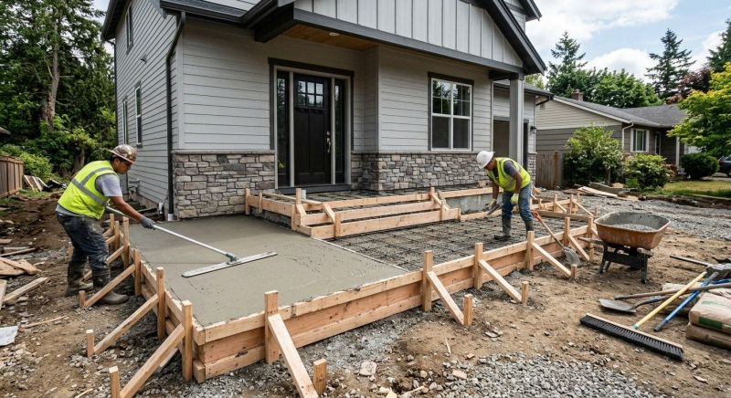 Concrete Porch Construction in Fort Collins, CO