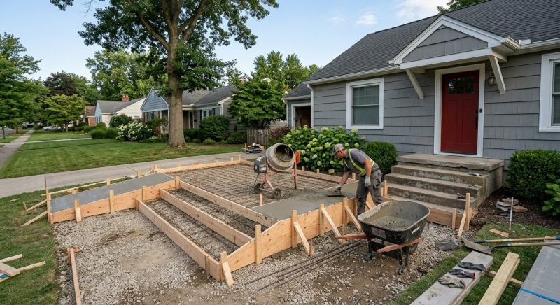 Concrete Porch Construction in Fort Collins, CO