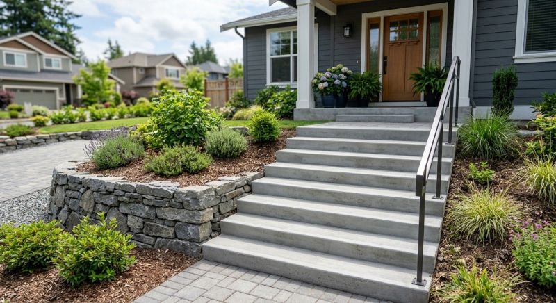 Concrete Stairs Construction in Denver, CO