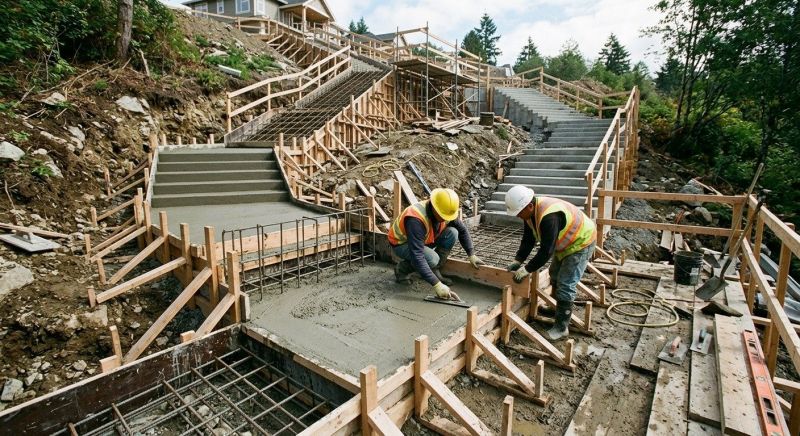 Concrete Stairway Installation in Fort Collins, CO