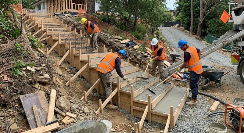 Concrete Steps Pouring in Salt Lake City, UT
