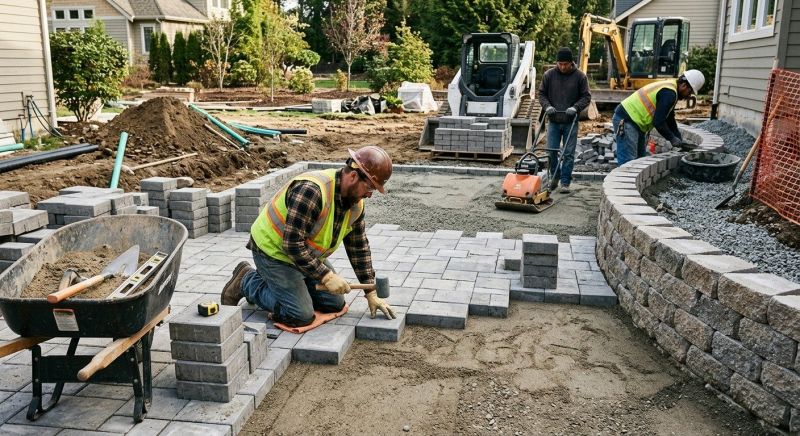 Pavers Landscaping in Boston, MA