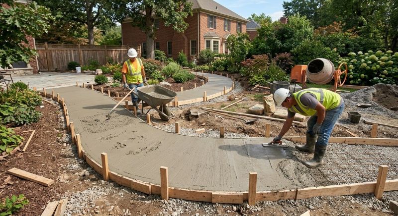 Sidewalk Pouring in Salt Lake City, UT