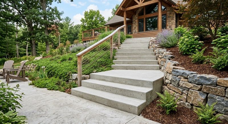 Steps Pouring in Denver, CO