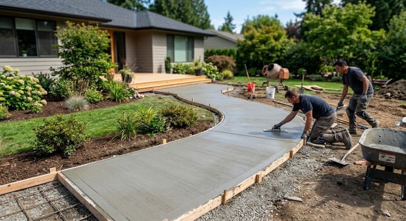 Walkway Pouring in Salt Lake City, UT