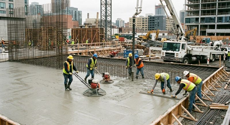 Commercial Slab Construction in Harrisburg, PA