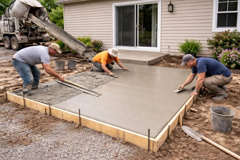 Concrete Porch Construction in Denver, CO
